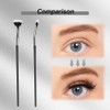 Folding Angle Scalloped Lash Brush, Cepillo de Pestañas en Forma