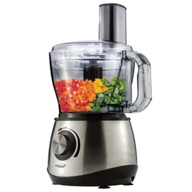 Brentwood Select FP-581 Food Processor, 8-Cup, Stainless Steel/Black