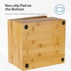 MaxGear Index Card Holder, 5 x 8 Inch Wooden Business