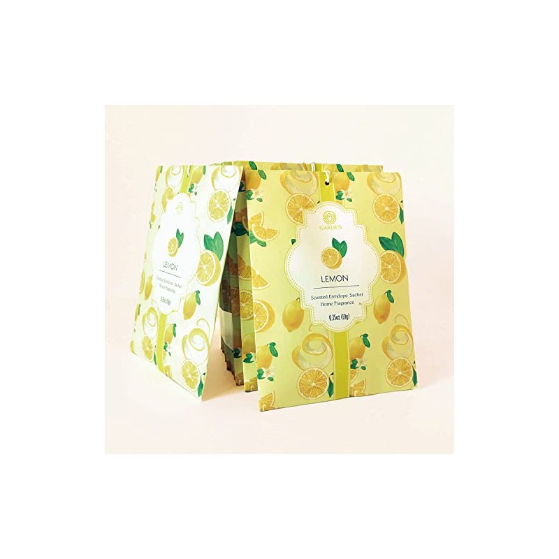 Lemon Scented Sachets - 12 Pack, Long-Lasting Home Fragrance Sachet