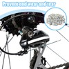 SGERUFZ 100 pieces end sleeves, bicycle end cap, end sleeve,