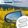 2PCS Car Rearview Blind Spot Mirror, 3.7" x 1.4" HD