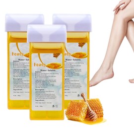 Sugeru 3-Piece Wax Cartridges Set, Roll-On Wax Cartridges for Sensitive Skin, Warm Wax Cartridges Waxing Set for Hair Removal in the Armpits, Legs, Back, Arms & Chest, 150 g x 3 (3)