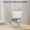 HaoCria Adjustable Laptop Stand for Desk-Portable Laptop Riser Holder -