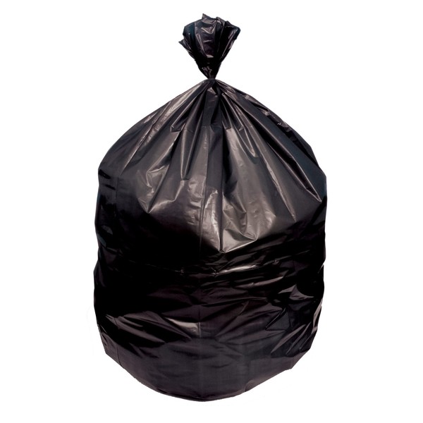 HBC Value Perfomance Can Liners 40"x46", Black, 1.5Mil, 5/20, LLDPE