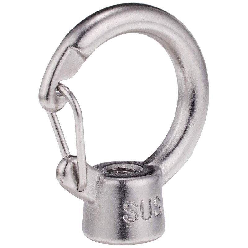 TRUSCO(トラスコ) ステンレス フックアイナット ねじ径M6X1.0 (1個=1袋) TFIN-6