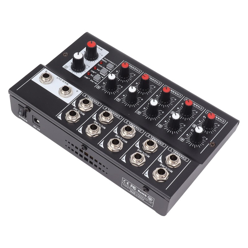 MIX5210 Sound Mixer Digital Mixer 10 Channel Compact Studio Mixer