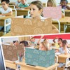 Cinrobiye 24 Pcs Boho Privacy Folders Standard for Students Cardboard