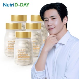 NutriD-Day (현대Hmall)뉴트리디데이 시그니처 양태반 콜라겐 60정 x 5병 (총10개월분) (NH Hmall) NutriD-Day Signature Placenta Collagen 60 Tablets x 5 Bottles (Total for 10 Months)