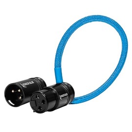 KONDOR BLUE | 8” Straight Low Profile Right Angle XLR Cable | for Cameras, Microphones, Studio Audio,Low Profile, & Adjustable Angle | Blue