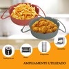 LURI cesta de silicona para freidora de aire, accesorios freidora