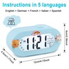 Ayybboo Kids Alarm Clock,Digital Sleep Trainer Clock with Snooze Function