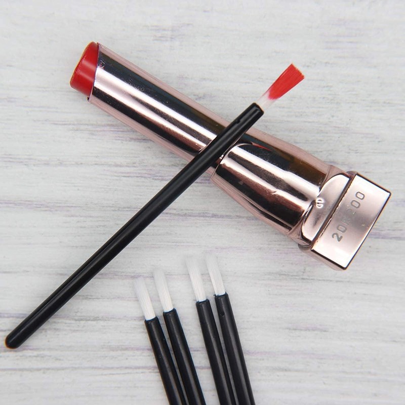 100 brochas de maquillaje desechables para labios, pintalabios, brillo de