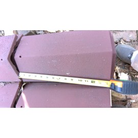 Ludowici One Ludowici NEW Ridge or Hip? Roofing Shingle Tile Flat Slab V Angled 14+ inche