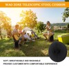 WAO ZONE Telescopic Stool Cushion, Round Thickened Folding Seat Cushion