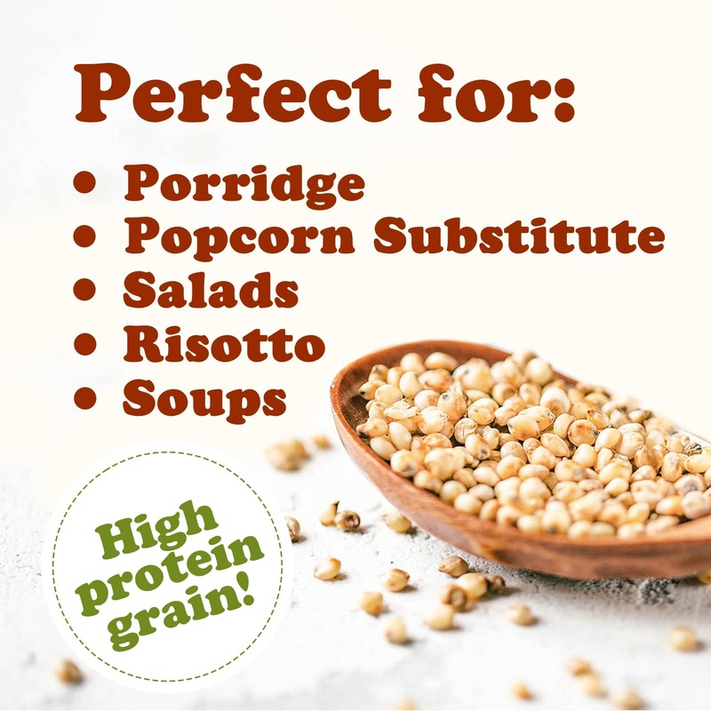 Food to Live Organic Italian White Whole Grain Sorghum, 1.5