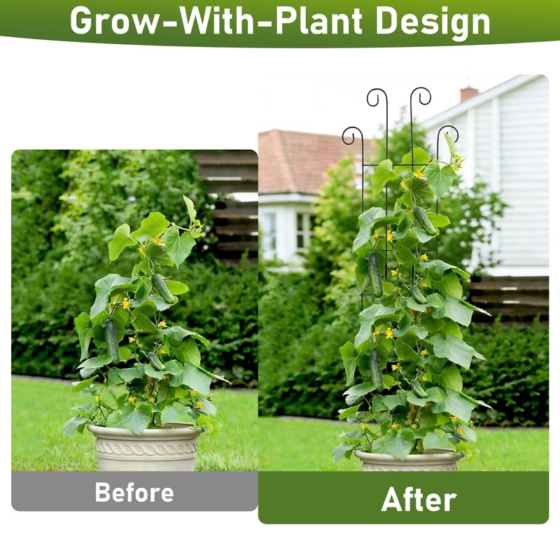 32.6In Plant Trellis for Climbing Plants | 2 Pack Monstera