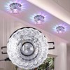 eecoo Crystal LED Downlight, 3W Recessed Ceiling Light with 5-8cm