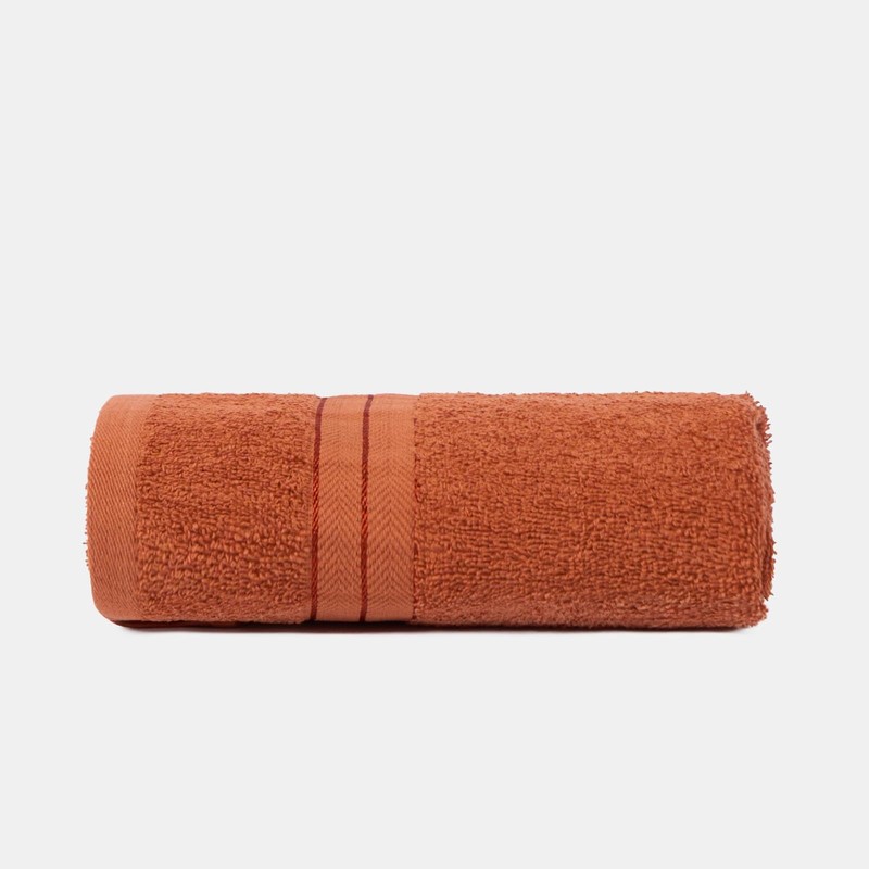 Brentfords Hand Towels for Bathroom Burnt Orange, 100% Cotton Hand