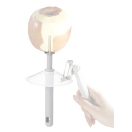 CBJAPAN Peeler Protector, Safe for Peeling Vegetables and Fruits, Made in Japan, Peeler, Easy to Peel, Protects Your Hands, Atomico