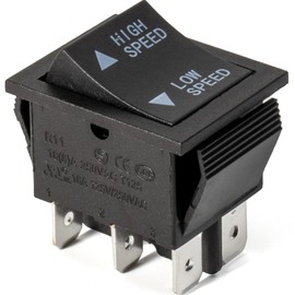 2 Pcs Kids Ride On Car High Speed Low Speed Switch Compatible with Power Wheels 6V 12V for Ride On Car Gear Shift Button Replacement Parts