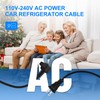 12V Car Refrigerator AC Power Adapter, 110V-240V Power Supply Cord,