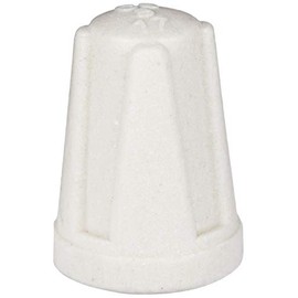 NSI TOP-M-CD Easy-Twist Medium Ceramic Wire Connector, 22-10 AWG at 600 V, Splicing Wire, 1000 F Max, White, Pounds, Pack of 100
