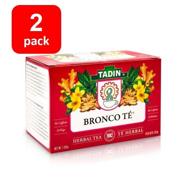 TADIN 2 TADIN BRONCO TEA HERBAL TEA 24 BAGS 