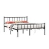 HAFENPO Full Size Platform Bed Frame - Black Metal Bed