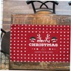 ULTECHNOVO Christmas Tablecloth Rectangle Cover Washable Holiday Table Decor for