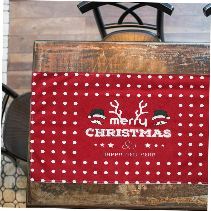 ULTECHNOVO Christmas Tablecloth Rectangle Cover Washable Holiday Table Decor for