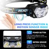 Lsnisni 9 LED Headlamp Rechargeable, 2000 Lumen Super Bright 10