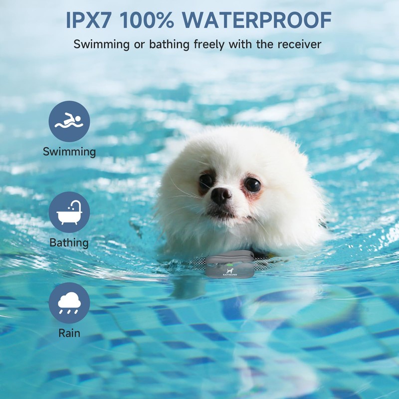 KAIYIKAPET Dog Training Collar with Remote 3/4 Mile, IPX7 Waterproof,3