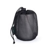 Boundless Voyage Durable Nylon Mesh Drawstring Bag for Cutlery Bottle