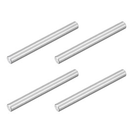 sourcing map 4Pcs M8 x 80mm 304 Stainless Steel Dowel Pin, Cylindrical Shelf Support Peg Pin Parallel Pin Fastener for Mechanical Manufacturing, Industry, Furniture Installation, Silver