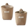 OUDQFCJ Cotton Linen Storage Bag, Removable, Foldable, Washable, Hanging Storage