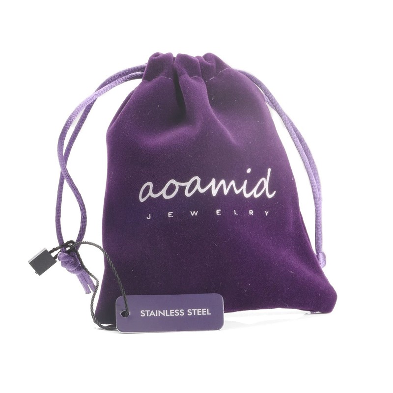 AOAMID Medical ID Bracelet with QR Code for Women Men,