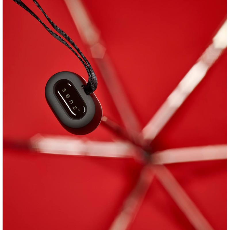 Senz ° Micro Foldable Storm Umbrella Passion Red, Passion Red,