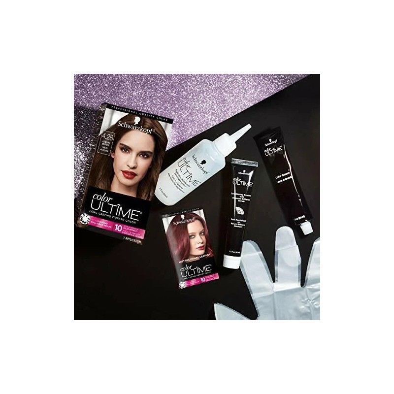 Schwarzkopf Color ultime permanent hair color creme, glam nights, 4.28