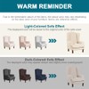 Turquoize Wingback Chair Covers 2 Piece Wing Chair Slipcover Stretch