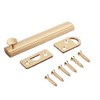 SUPERTOOL Surface Latch, 1 Piece, Brass Door Latch, Simple Cylinder