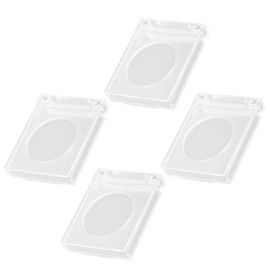 4Pcs Safety Push Button Cover Power Button Guard Child Proof Safety Push Button Protector for Computer PC Desktop Use Transparency