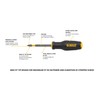 DEWALT DWHT62054-0 MAX FIT® 4-Piece Screwdriver Set