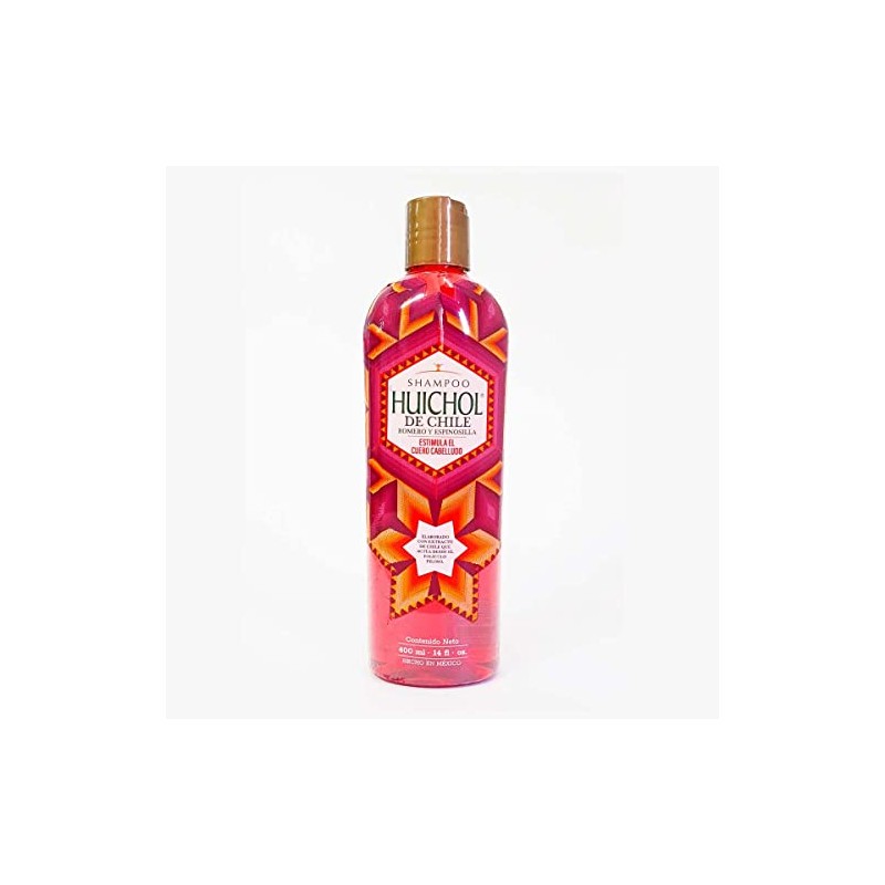 Shampoo Huichol De Chile, Romero Y Espinosilla 400 Ml (Individual)