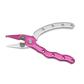 4.5インチアルミプライヤー ストロベリー/シルバー