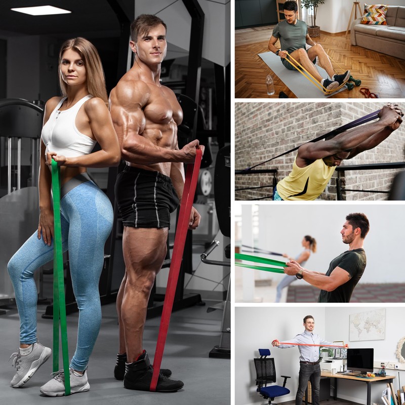 Resistance Bands for Exercise, 7-Piece Exercise Bands Set, Exercice Loop