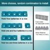 Battery Mount Holder Compatible for Makita 18V Batteries, Wall Mounts