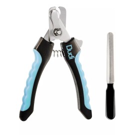 Dudi Dog Nail Clippers and Trimmer W/ Quick Safety Guard For Medium Size Pets