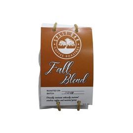 Fall Blend Coffee hand roasted whole beans, complex and spicy notes of nutmeg, cinnamon, and pumpkin spice by SPLIT OAK COFFEE ROASTERS Whole Bean Medium Roast Coffee (Single)