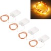4pcs LED String Lights 5.3m 52pcs Lamp Beads Warm Lighting